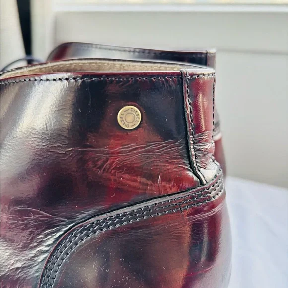 Diesel Men's Chukka Boots - Deep Burgundy size 9.5US - Picture 4 of 10